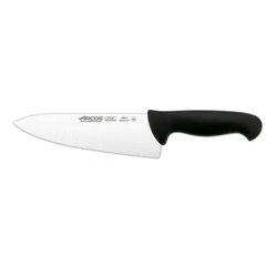 Нож кухонный поварской 20 см. 2900, Arcos с черной пластиковой ручкой (290725)