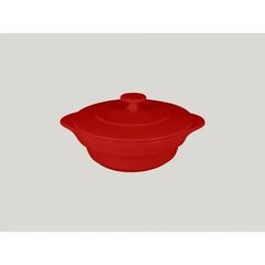 Кругла каструля з кришкою, червоний колір, 16 см, 4670 мл, Chef's Fusion, RAK