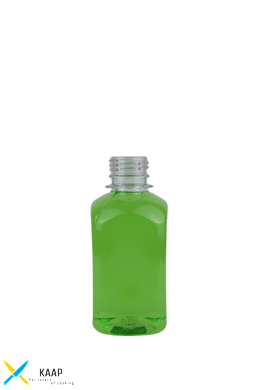 Бутылка ПЭТ Квадрат 0,2 литра пластиковая, одноразовая (крышка отдельно)