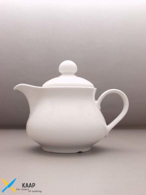 Чайник заварочный 400 мл. фарфоровый, белый Wersal, Lubiana
