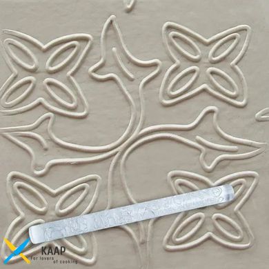 Скалка текстурна акрилова "Ромбоподібні квіти" L 290 мм (шт)