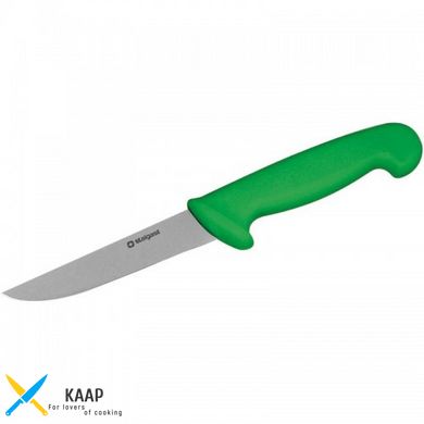 Кухонний ніж для чищення овочів 10,5 см. Stalgast із зеленою пластиковою ручкою (285102)