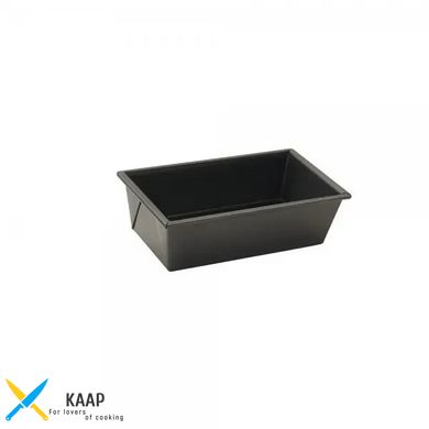 Форма для кекса алюминиевая черная 21х11х7 см.