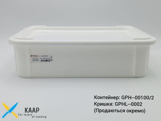 Контейнер для теста для пиццы 300х400х100 мм