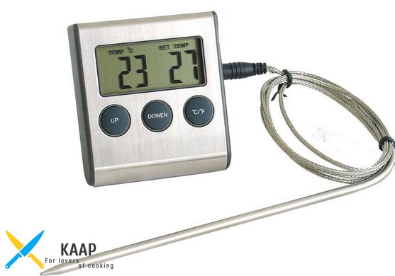 Термометр із зондом та таймером кухонний +300 ºС Hendi