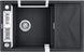 Мойка кухонная Magnetic, гранит, прямоугольник, с крылом, 820х500х219мм, чаша – 1, накладная, металлический