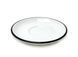 Блюдце caffe latte 16 см Pennellessa Black rims для серій "Verona", "Torino"
