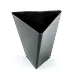 Піала-форма фуршетна "Трикутник" 67х67х65 мм 70 мл 25 шт/уп чорна склоподібна
