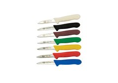 Кухонный нож для чистки 8 см. STAL, Winco с пластиковой ручкой, цвет в ассортименте (4243)