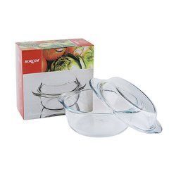 Кастрюля стеклянная Borcam 1,0л Pasapahce 59033