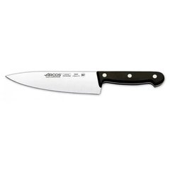 Кухонный нож поварской 17.5 см. Universal, Arcos с черной пластиковой ручкой (280504)