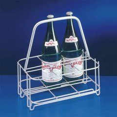 Подставка-корзина для бутылок 6 шт., 24х31х33 см. металлическая METALTEX (381626)