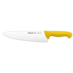Кухонний ніж кухарський 25 см. 2900, Arcos із жовтою пластиковою ручкою (290800)