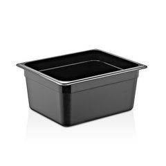 Гастроємність GN 1/2-150 мм із чорного полікарбонату GastroPlast.