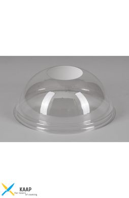 Крышка РЭТ прозрачная купол без отверстия Ǿ=95 мм, h=40 мм