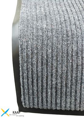Грязезащитный коврик Дабл Стрипт, 40х60 серый. 1022519