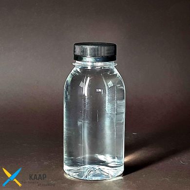 Пляшка одноразова 250 мл із широким горлом «Кругла» кришка 38 мм прозора (без кришки)