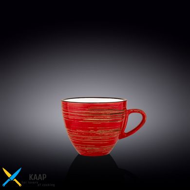 Чашка чайна Wilmax SPIRAL RED 300мл WL-669236/A