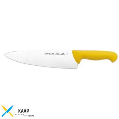 Кухонний ніж кухарський 25 см. 2900, Arcos із жовтою пластиковою ручкою (290800)