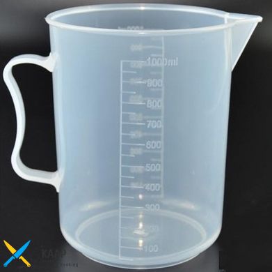 Мірна чаша 1 л. Склоприлад, пластикова, поліпропіленова (200943)