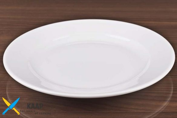 Тарелка круглая 19 см. фарфоровая, белая Kaszub, Lubiana