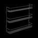 Полка METALTEX подвесная 3 секции 36x8x32 см PEPITO-3 LAVA METALTEX (361433)