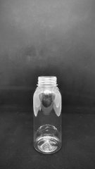 Пляшка одноразова 300 мл із широким горлом «Кругла» кришка 38 мм прозора (без кришки)