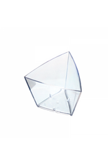 Піала-форма фуршетна "Малий трикутник" 55х55х45 мм 45 мл 20 шт/уп прозора склоподібна