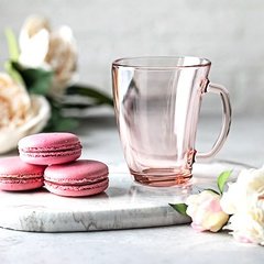 П'яний рожевий скляний кухоль 320 мл Luminarc Шейп (Q0391)
