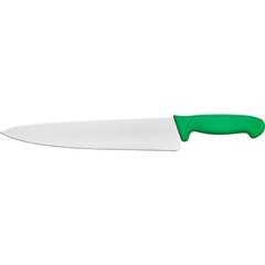 Кухонний ніж кухарський 25 см. Stalgast із зеленою пластиковою ручкою (283252)