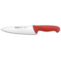 Кухонний ніж кухарський 20 см. 2900, Arcos серія з червоною пластиковою ручкою (292122)