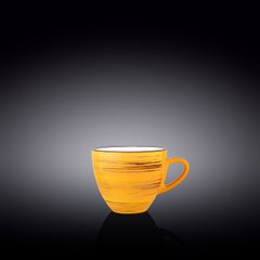 Чашка чайна Wilmax SPIRAL YELLOW 190мол WL-669435/A