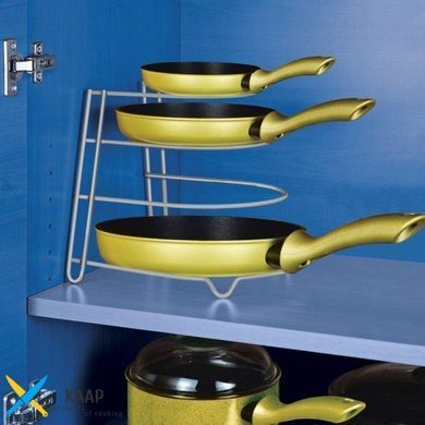 Держатель для сковородок 23x27x23 см. серебристая METALTEX (362004)