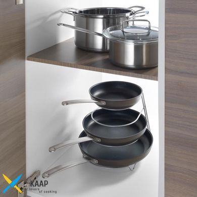 Держатель для сковородок 23x27x23 см. серебристая METALTEX (362004)