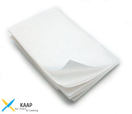 Пергамент-бумага для випікання листів 40x60 см./ 40 г/м2 біла силіконізована 500 аркушів/уп крафт білий
