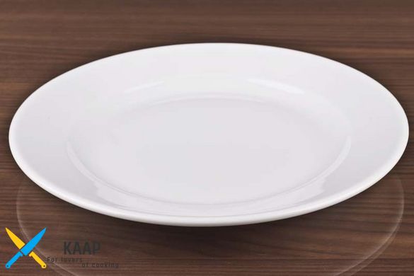 Тарелка круглая 28 см. фарфоровая, белая Kaszub, Lubiana