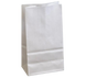 Пакет бумажный прямоугольное дно без ручек 180х80х230 мм 70 г/м2 200 шт/уп чисто белый с плоским дном