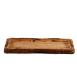 Дошка для подавання страв 45х30х2 см "Арт-XXL" прямокутна із заглибленням дерев'яна з дуба