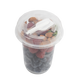 Контейнер для морозива/десерту 360 мл 9,5х11 см з кришкою та складною ложкою, поліпропіленовий