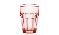 Склянка для напоїв 370мл. висока, скляна, помаранчева Rock bar PEACH, Bormioli Rocco
