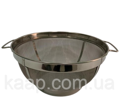 Сито-дуршлаг усиленное кухонное 21 см "Basket" из нержавеющей стали