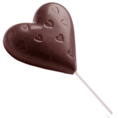 Форма для шоколада поликарбонатная LOLLIPOP HEART Chocolate World