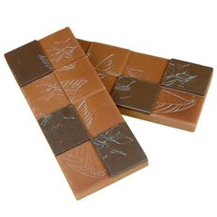 Форма для шоколада "плитка какао цвет" 118х50х9 мм 383807