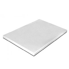 Доска разделочная пластиковая 50х35х2 см. прямоугольная, белая Durplastics