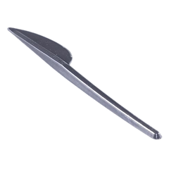 Нож одноразовый 16 см 100 шт пластиковый черный Эс 44559