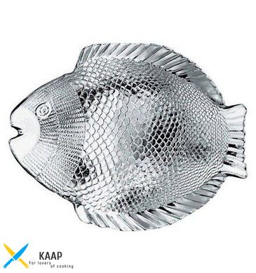 Блюдо стеклянное фигурное "Рыба" Marine 26х21 см. Pasabahce (10257)
