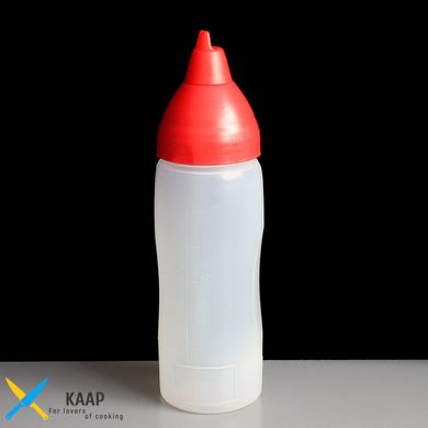 Пляшка для соусу 350 мл. червона, пластикова Araven