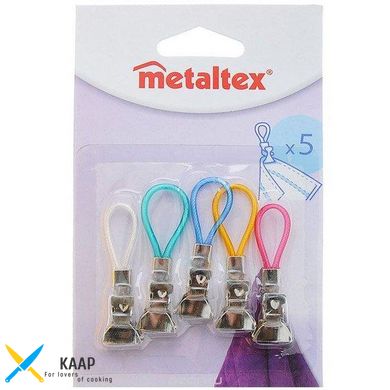 Затискачі-прищіпки для рушників 5 шт METALTEX (297104)