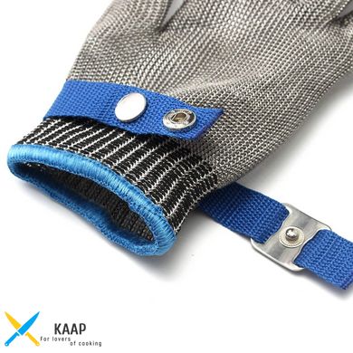 Рукавичка кольчужна тканинна XL "Антипоріз" в комплекті 2 рукавички