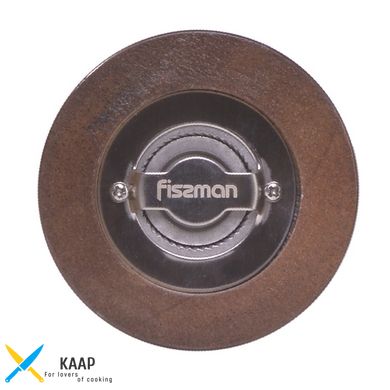 Мельница для соли и перца Fissman фигурная 11x5 см механическая (8086)